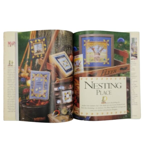 Mary Engelbreits Cross-Stitch Book Hardcover First Edition 1996 - Picture 2 of 10